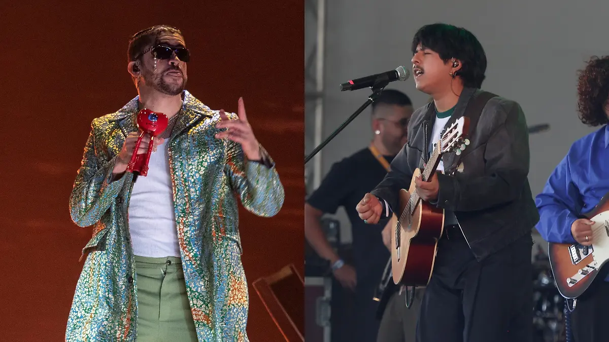 Bad Bunny y Macario Martínez