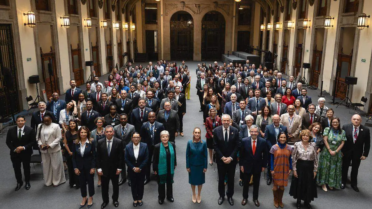 Claudia Sheinbaum recibió a ministras y ministros ambientales de América Latina y el Caribe