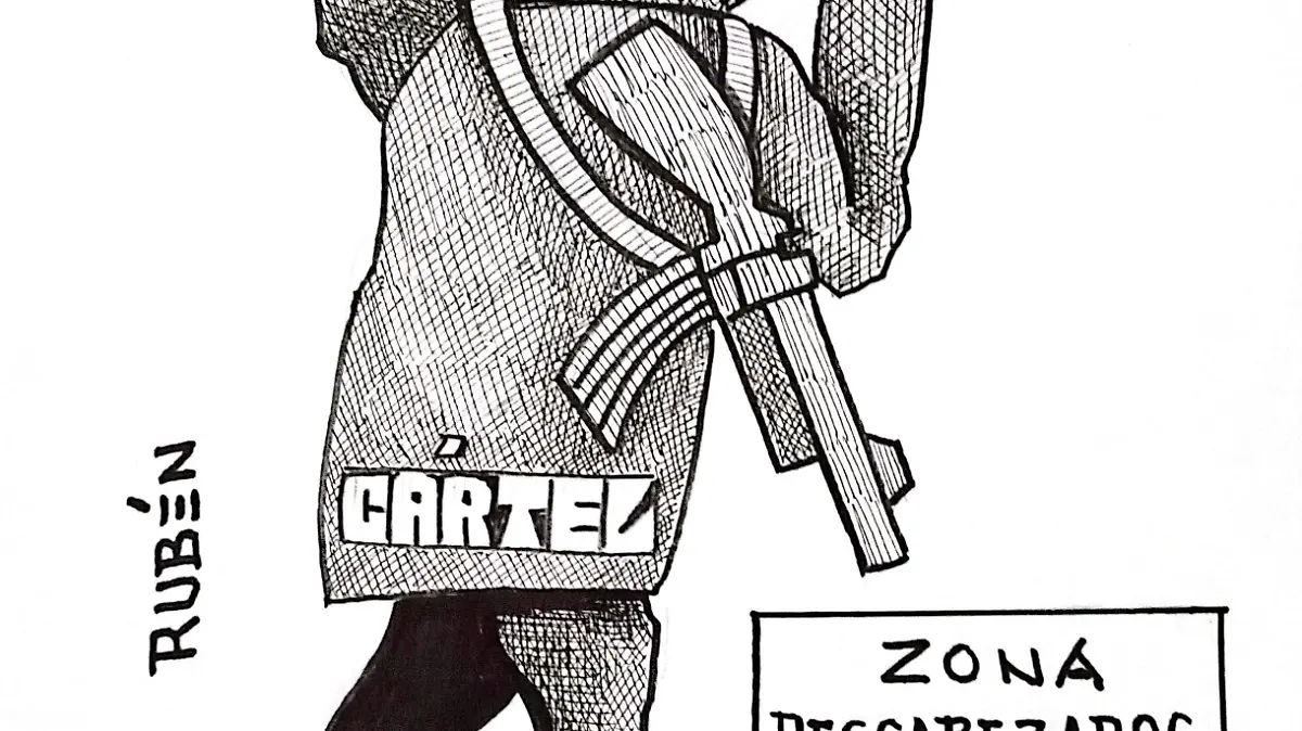 carton Rubén NO HAY BIEN QUE POR MAL NO VENGA