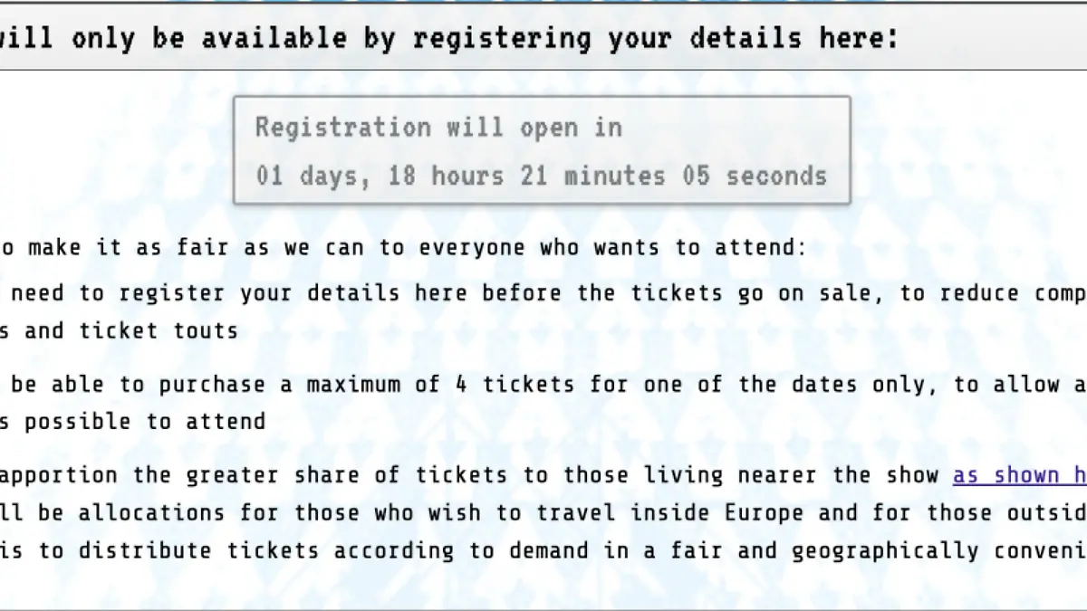 Boletos de Radiohead 2025