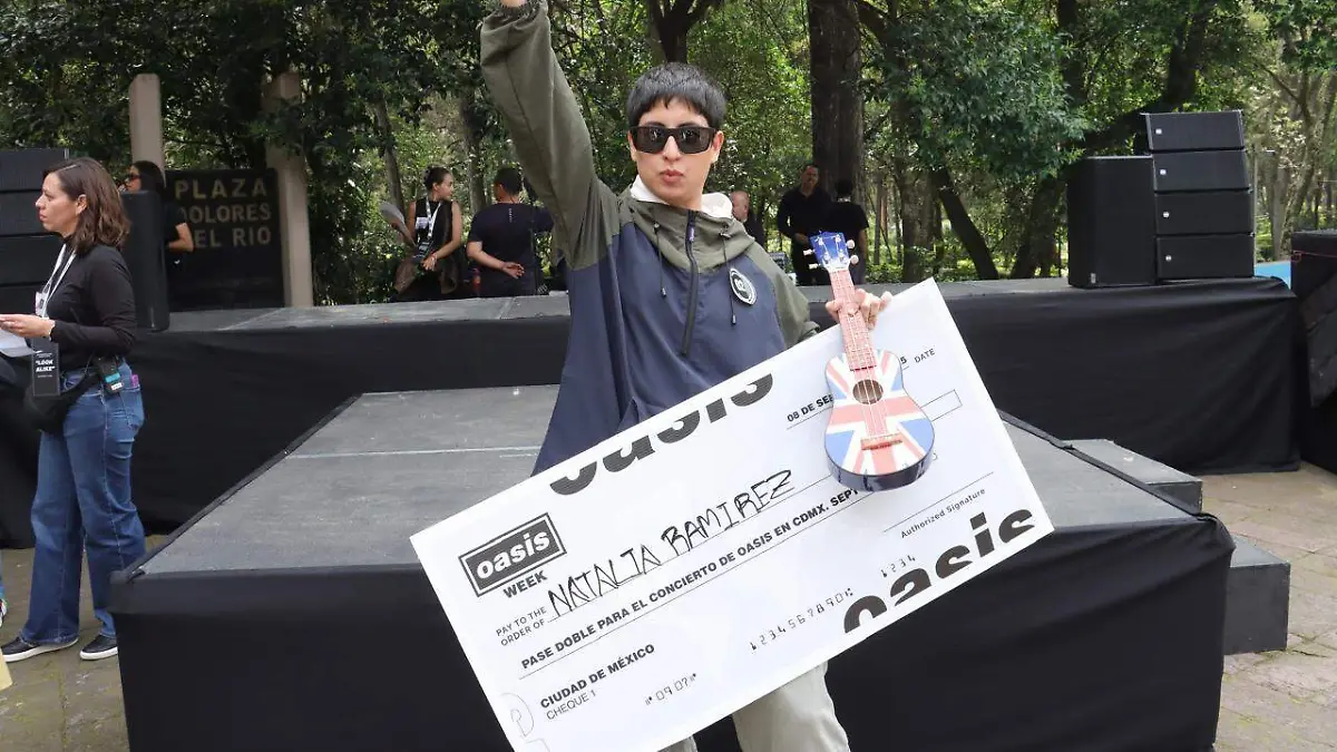 ganadora concierto Oasis