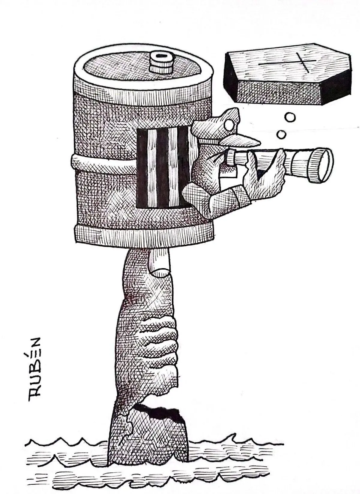 carton Rubén DESDE EL CARAJO