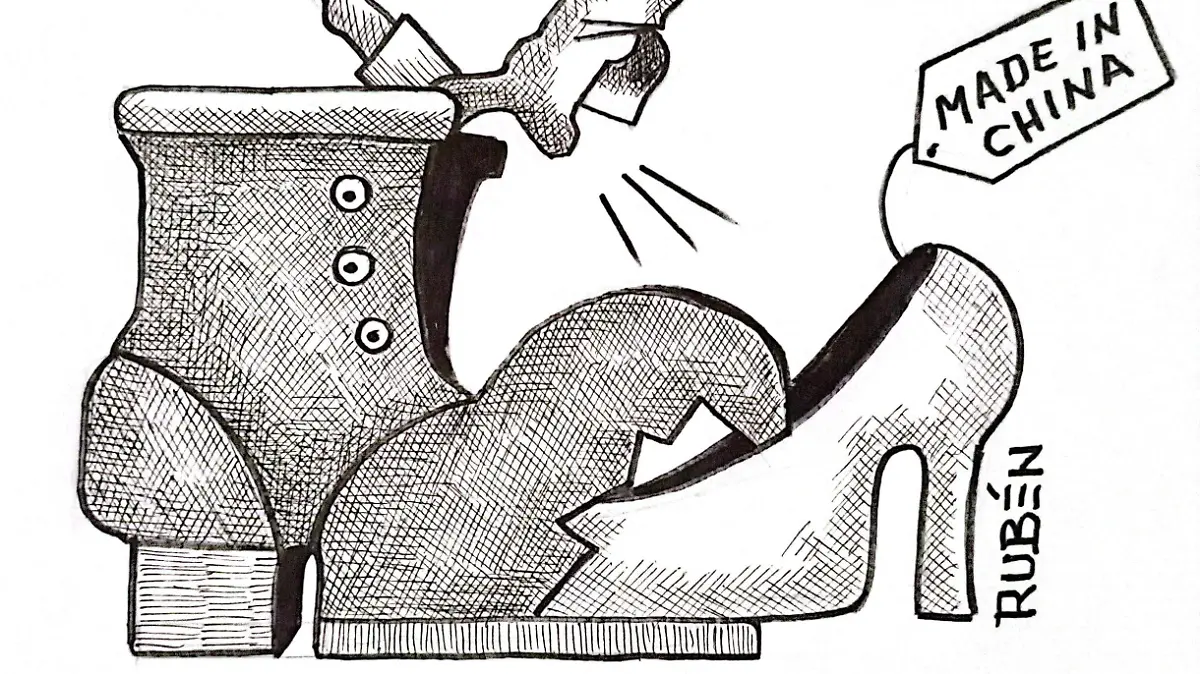 cartón RUBEN '' A LA CHINA''
