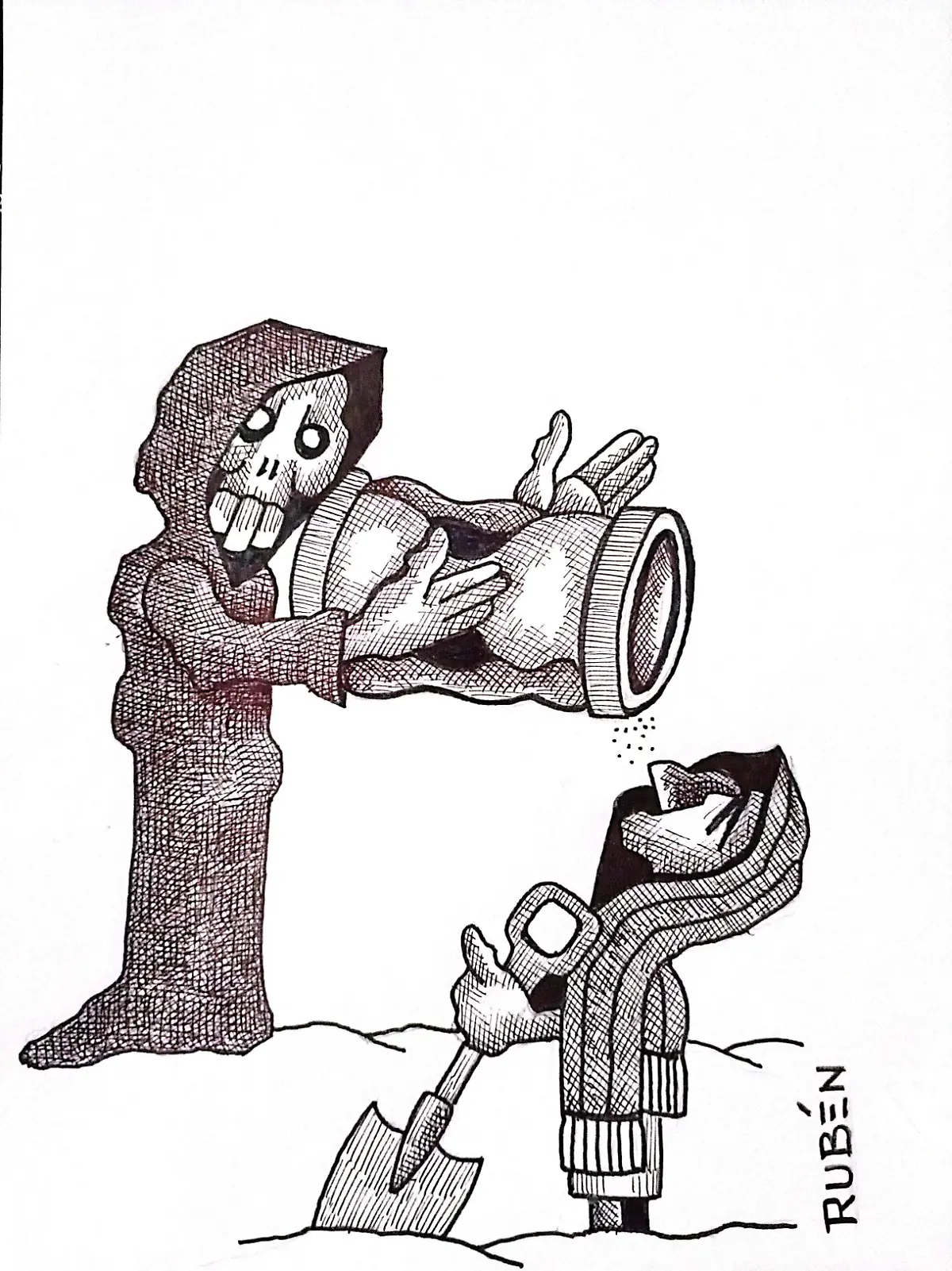 cartón RUBEN '' SUERTE MARÍA''