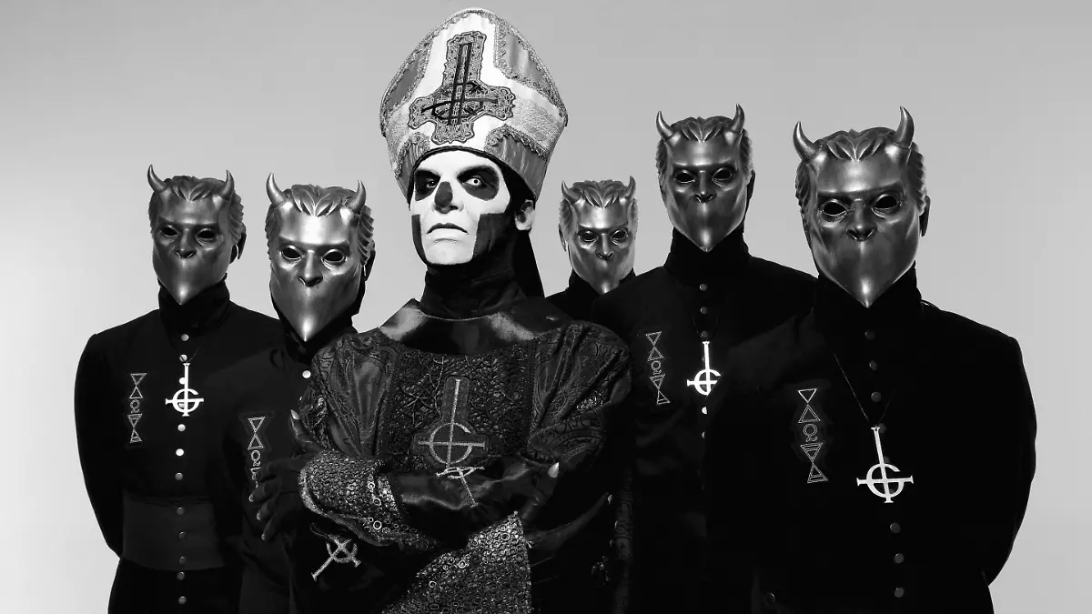 Ghost es, en 2025, uno de los ejemplos más claros de un proyecto musical que se reinventa generación tras generación y ofrece modernidad sin perder esa esencia veterana. Foto cedida EFE