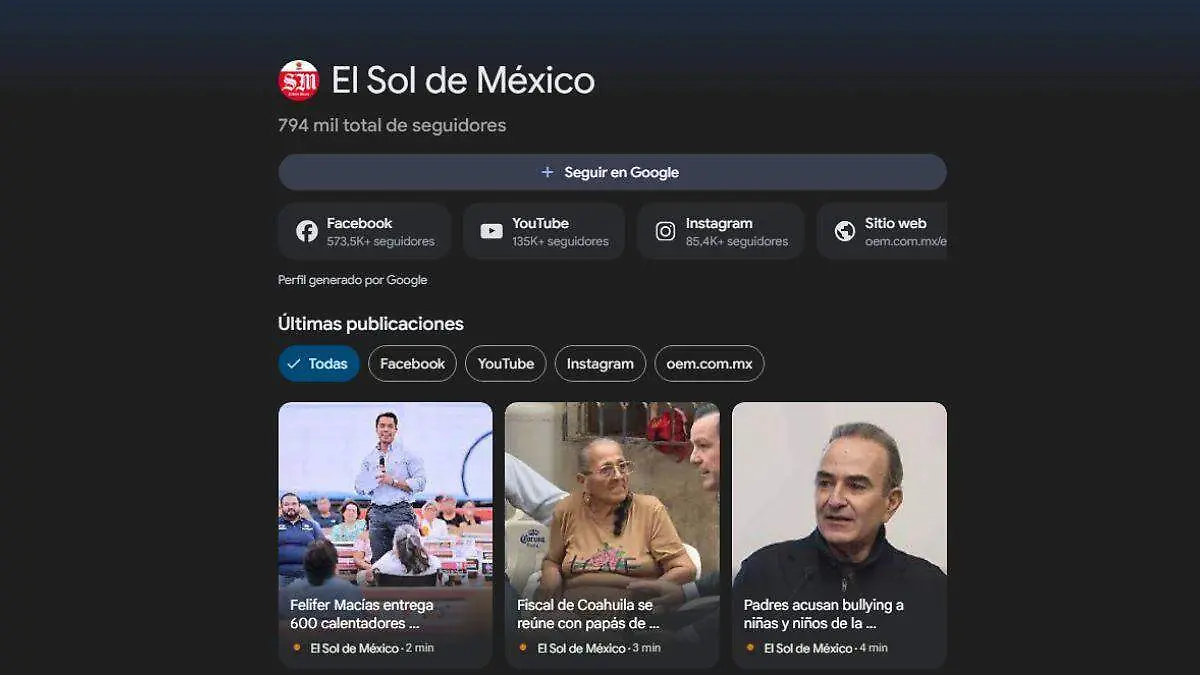 Discover El Sol de  México