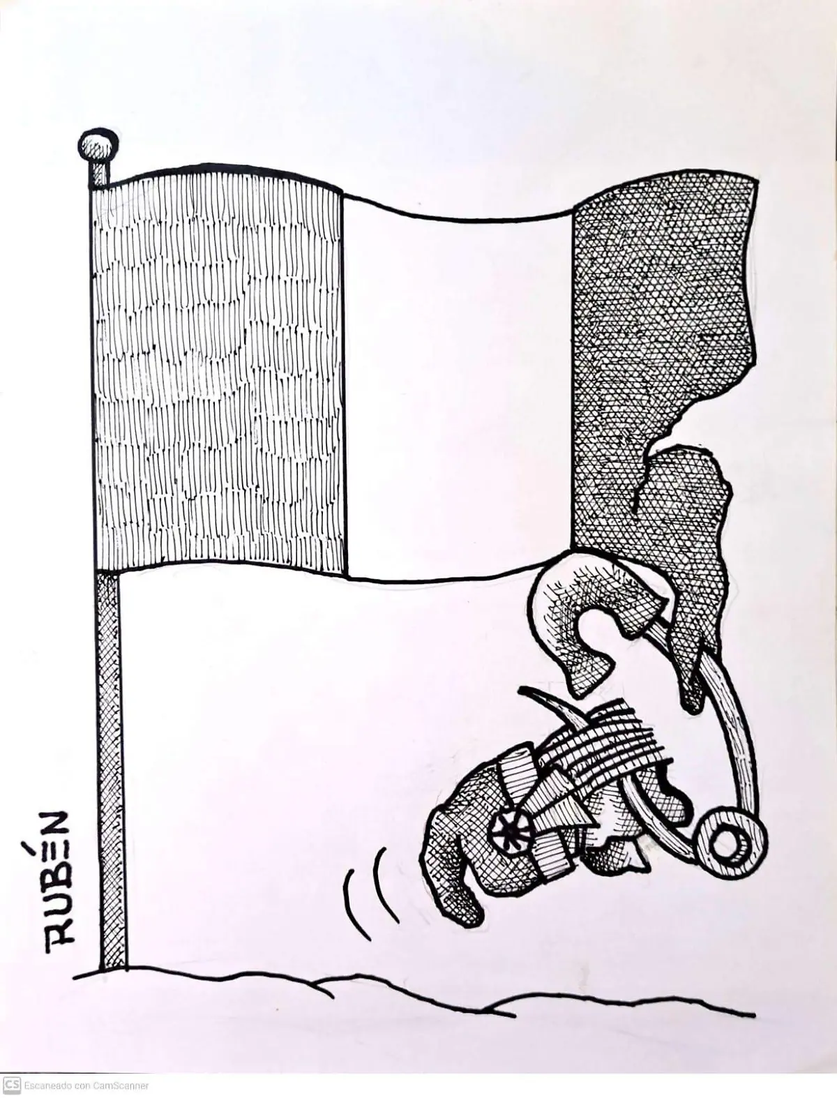 cartón Rubén EL MEXICO REAL