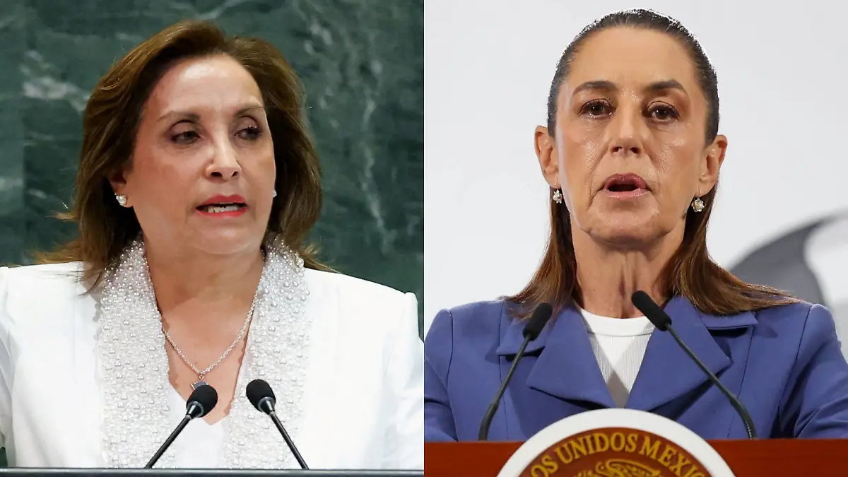 Dina Boluarte y Claudia Sheinbaum
