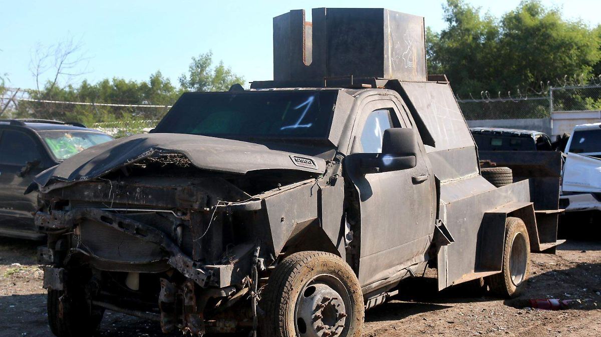 FGR destruye 23 vehículos monstruo de bandas criminales de Tamaulipas - El Sol de México | Noticias, Deportes, Gossip, Columnas
