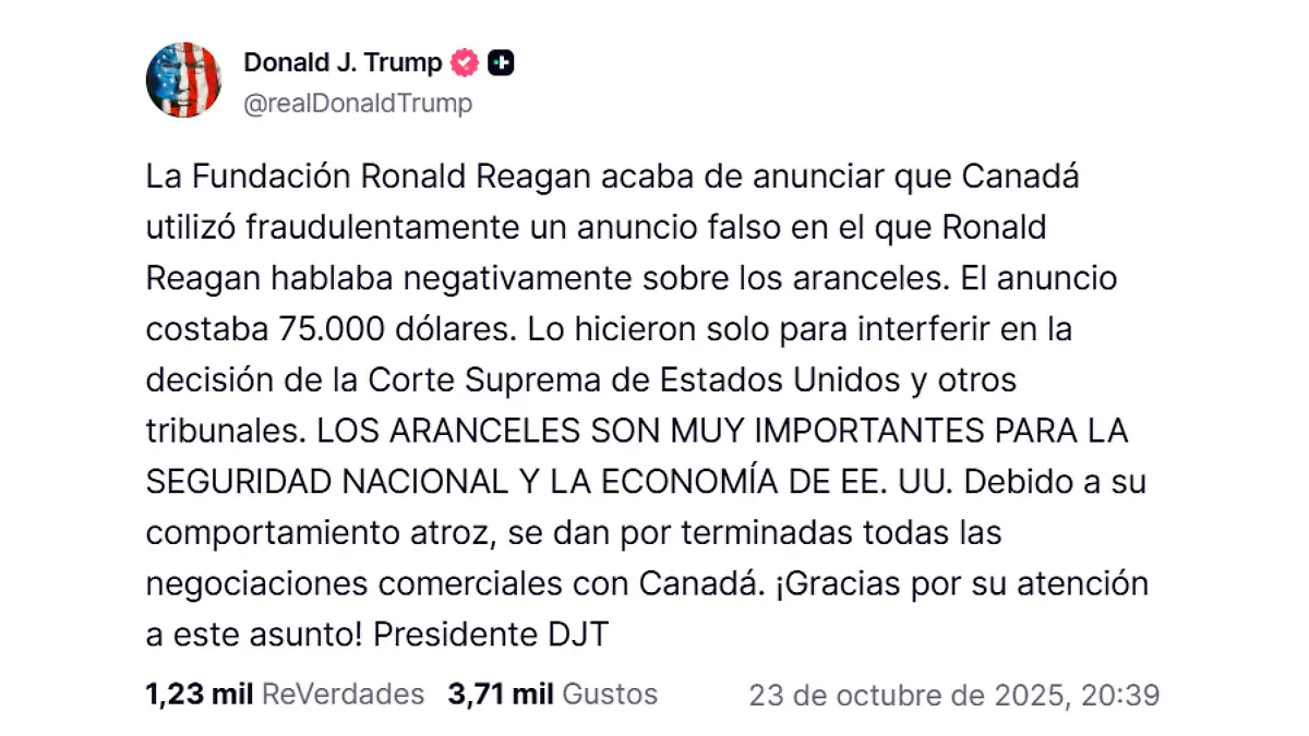 Donal Trump - Truth Social