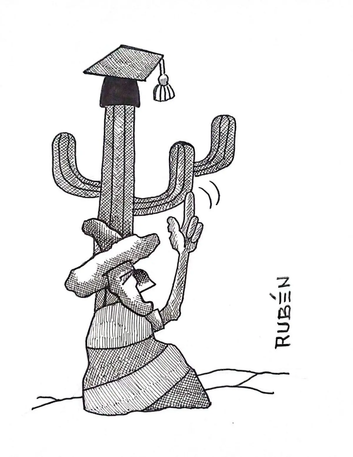 cartón RUBEN '' LOS OLVIDADOS''