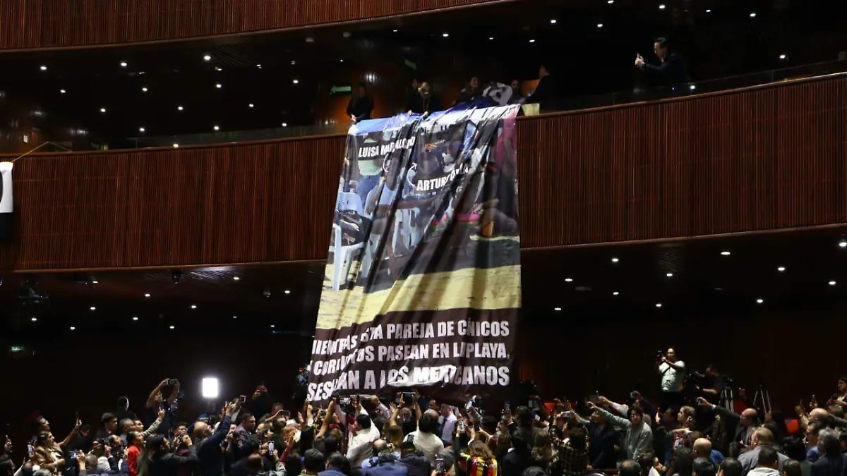 Pleito en la Cámara de Diputados