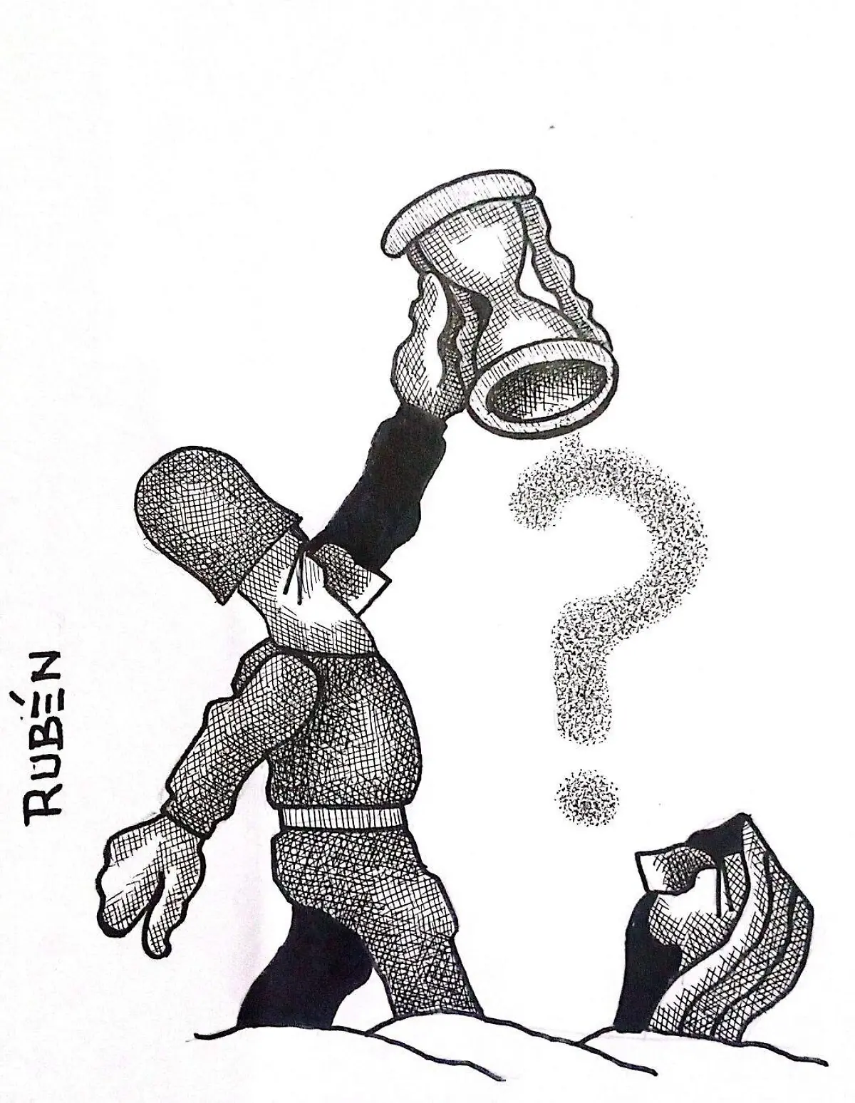 carton Rubén ¿Y LOS DESAPARECIDOS_