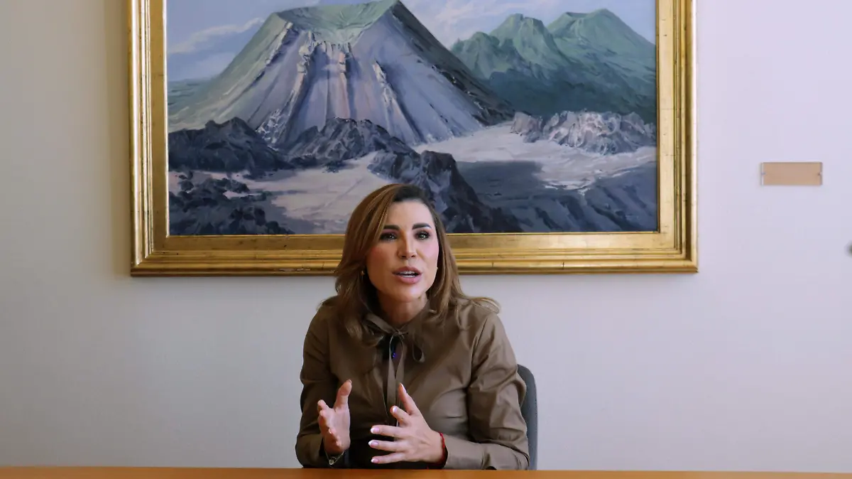 La gobernadora de Baja California, Marina del Pilar Ávila