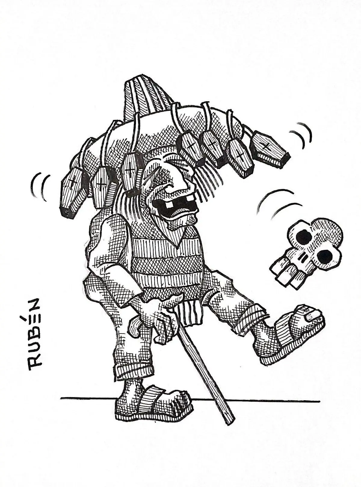 cartón Rubén SIGUE LA TRADICIÓN