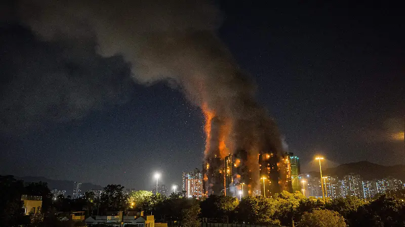hong kong incendio 