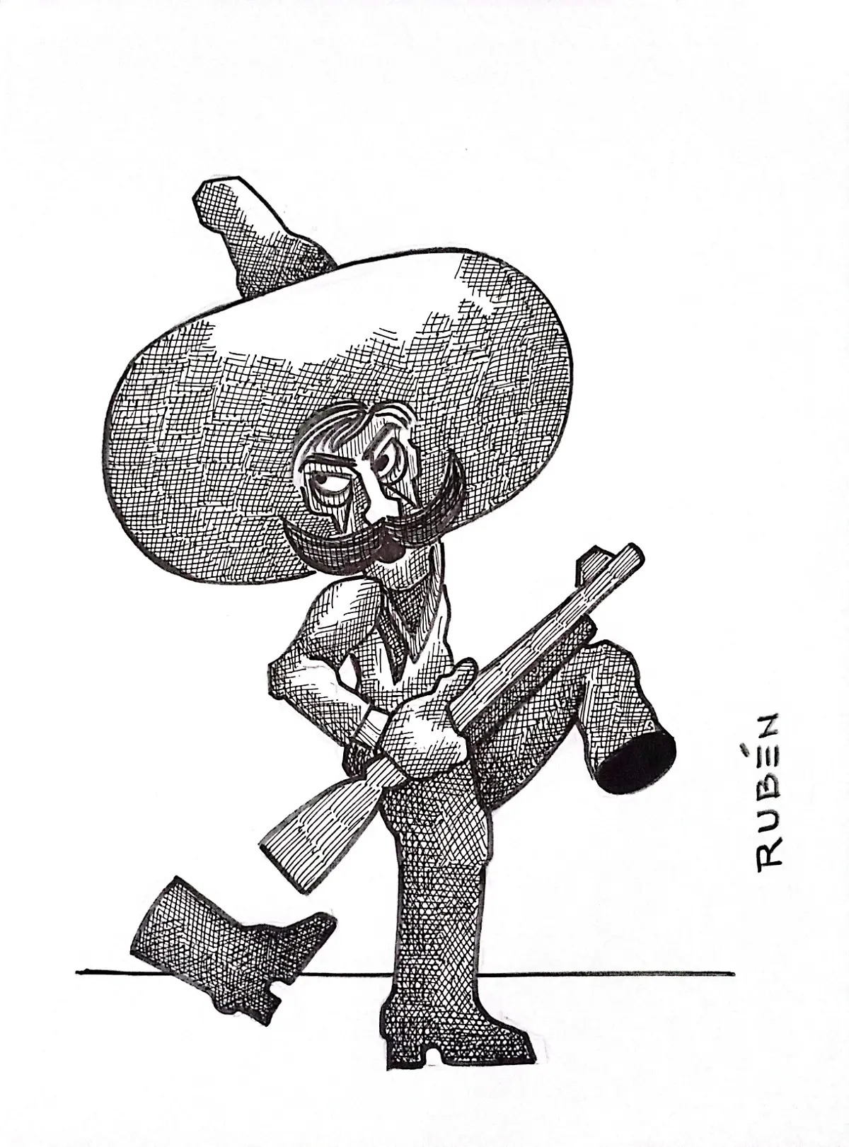 Cartón RUBÉN _ YA DEJEN MARCHAR_