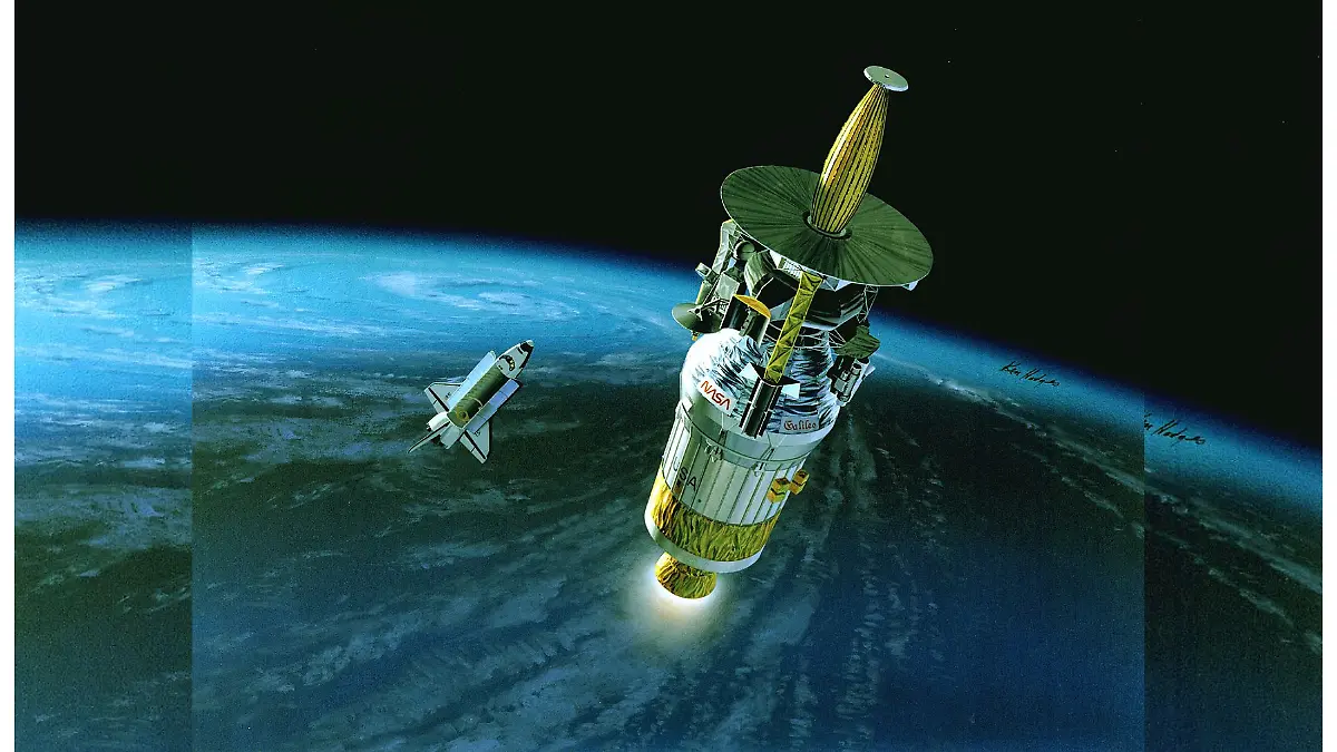 Galileo emprende el viaje a Júpiter