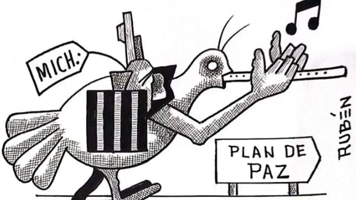 cartón RUBEN '' PENSAS QUE ESTAS EN HAMELIN''