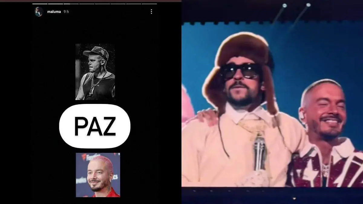 Pelea J Balvin y Bad Bunny