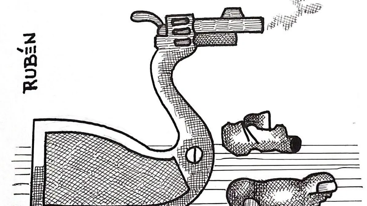 cartón RUBEN '' EL LAGO DE LOS CISNES''