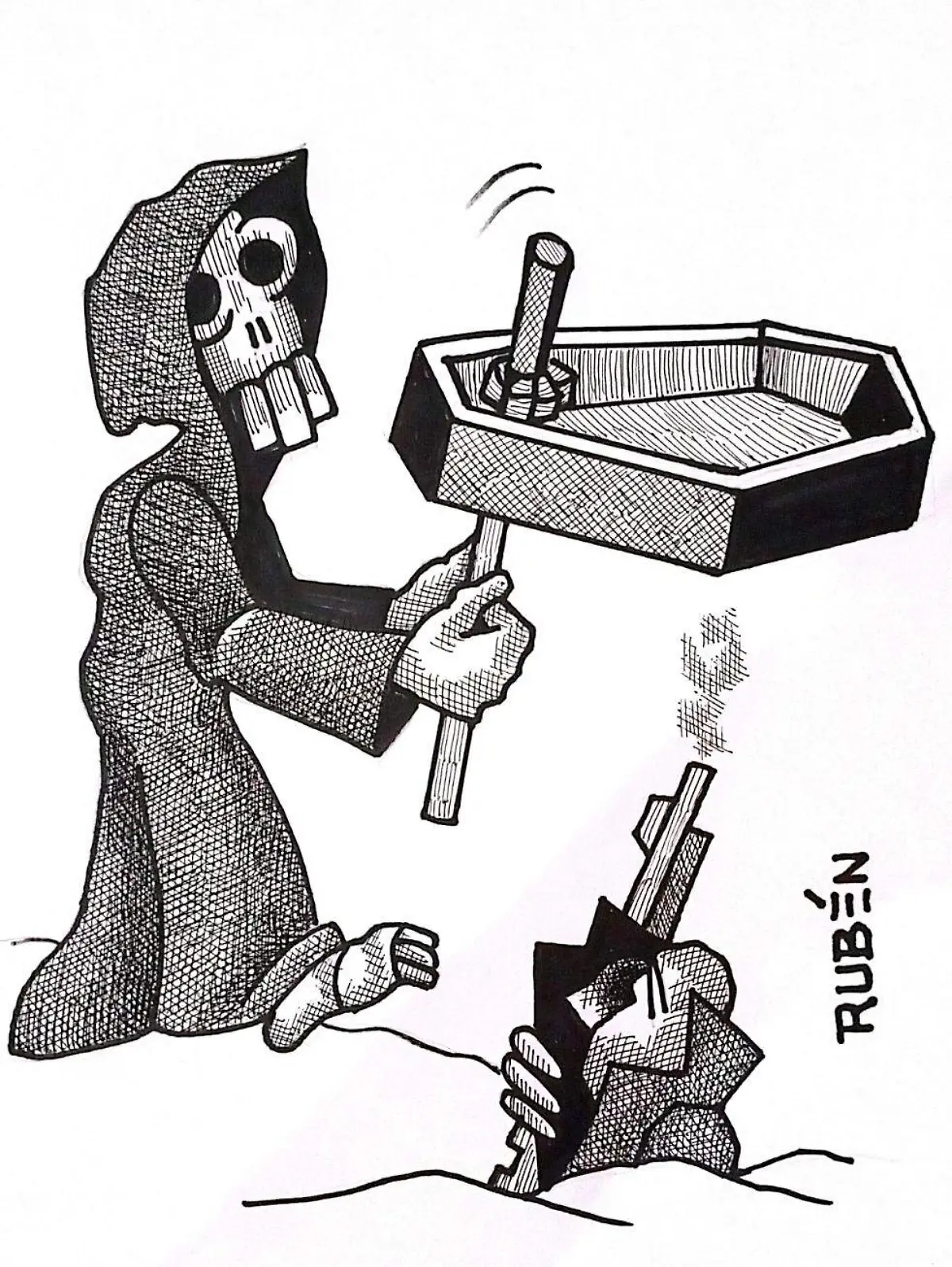 cartón RUBEN ''PORRISTA''