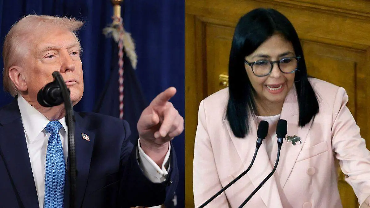 Trump amenaza a Delcy