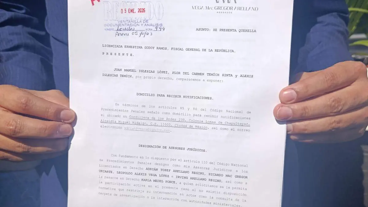 Denuncia a FGR de víctimas del Tren interoceánico