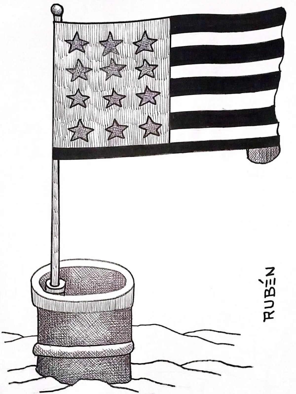 carton Rubén A TODA ASTA