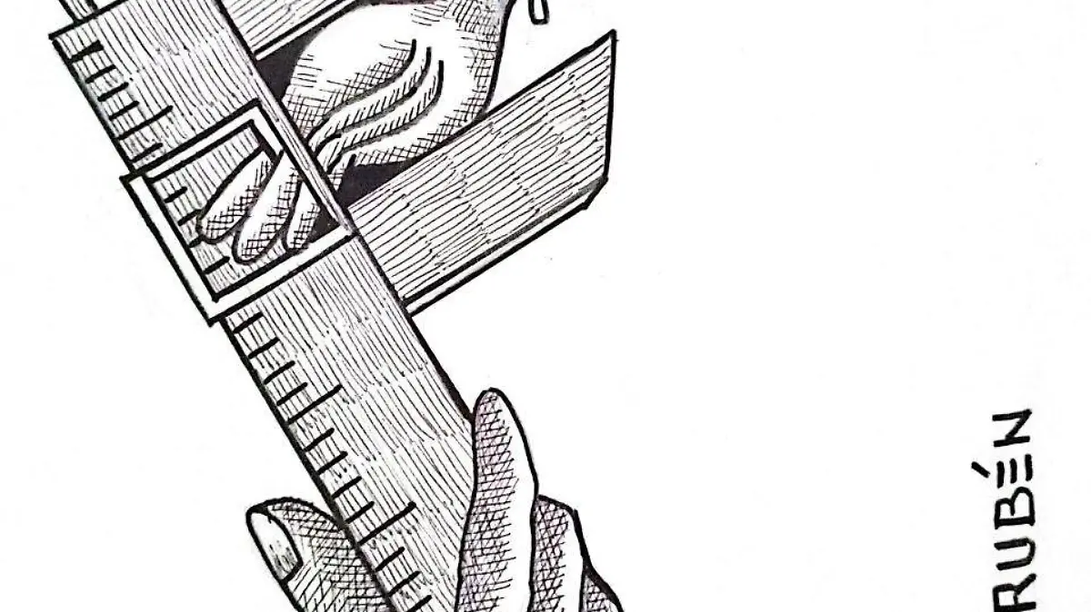 cartón RUBEN '' QUE GRANDE ERES''