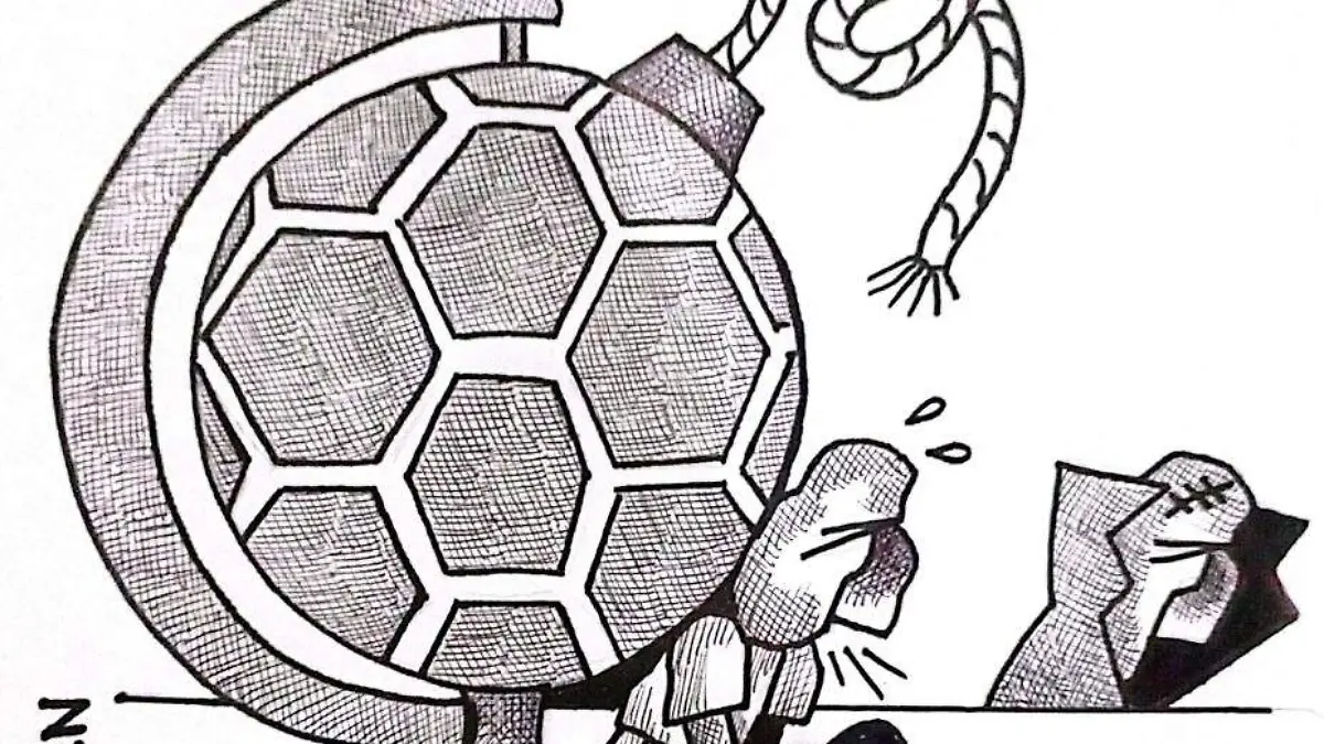 cartón Rubén FUERA DE ÁREA