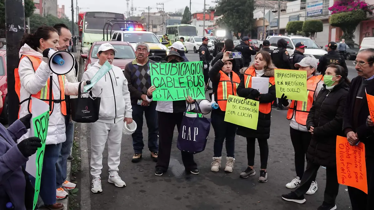 Protesta vs Cablebus