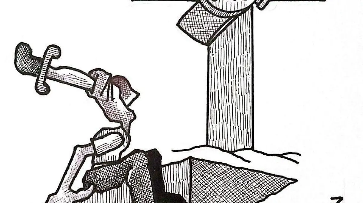 cartón RUBEN '' RELOJ NO MARQUES LA HORA''