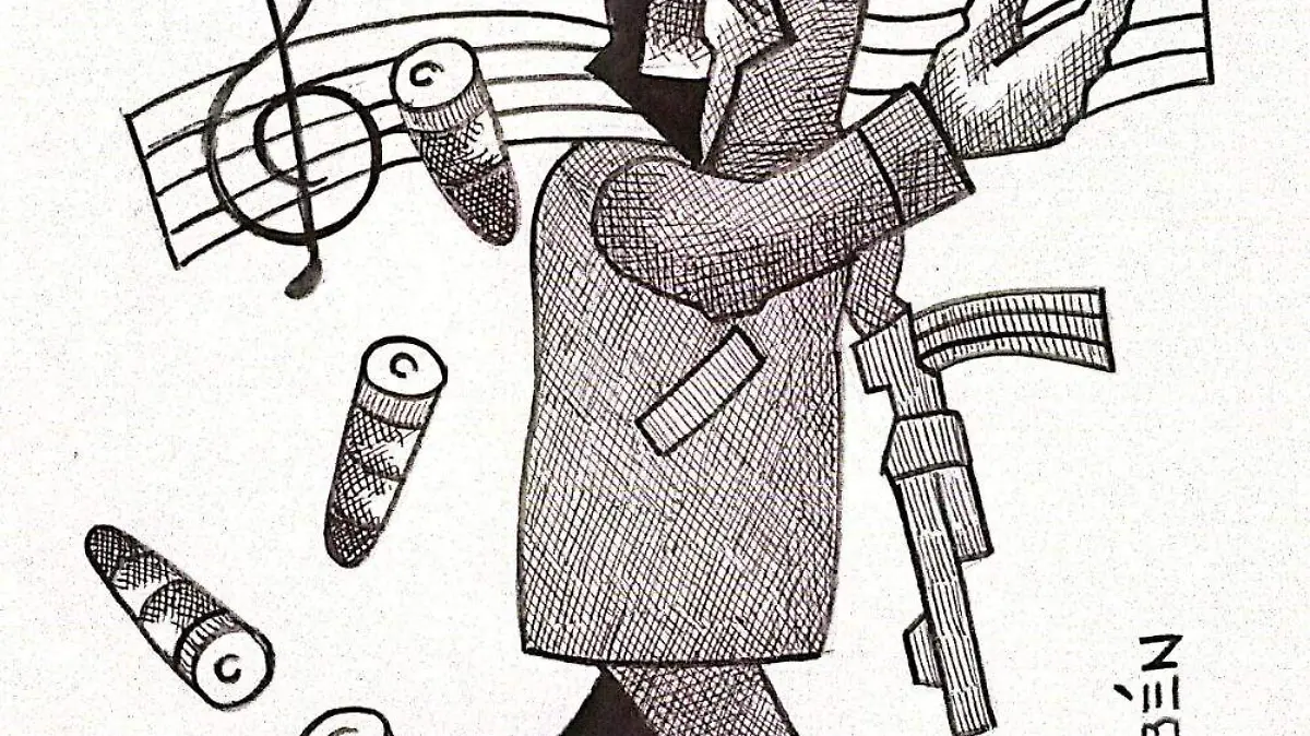 carton Rubén NARCO CORRIDOS FUERA