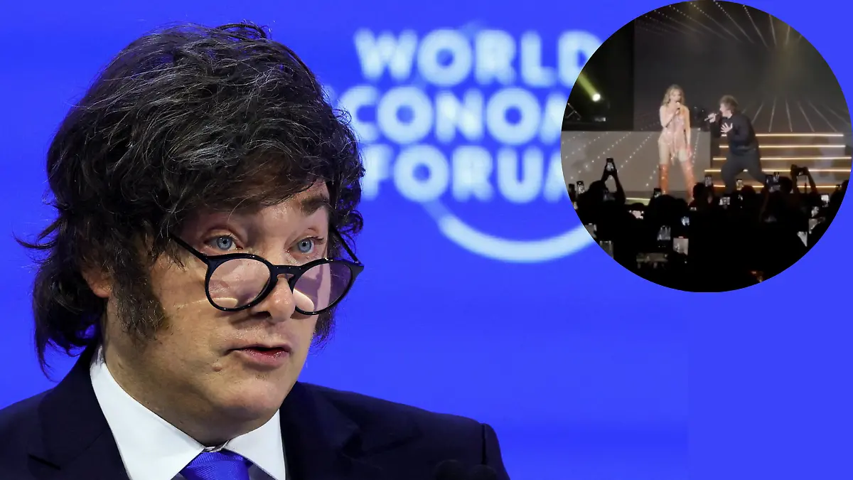 Javier Milei concierto de rock