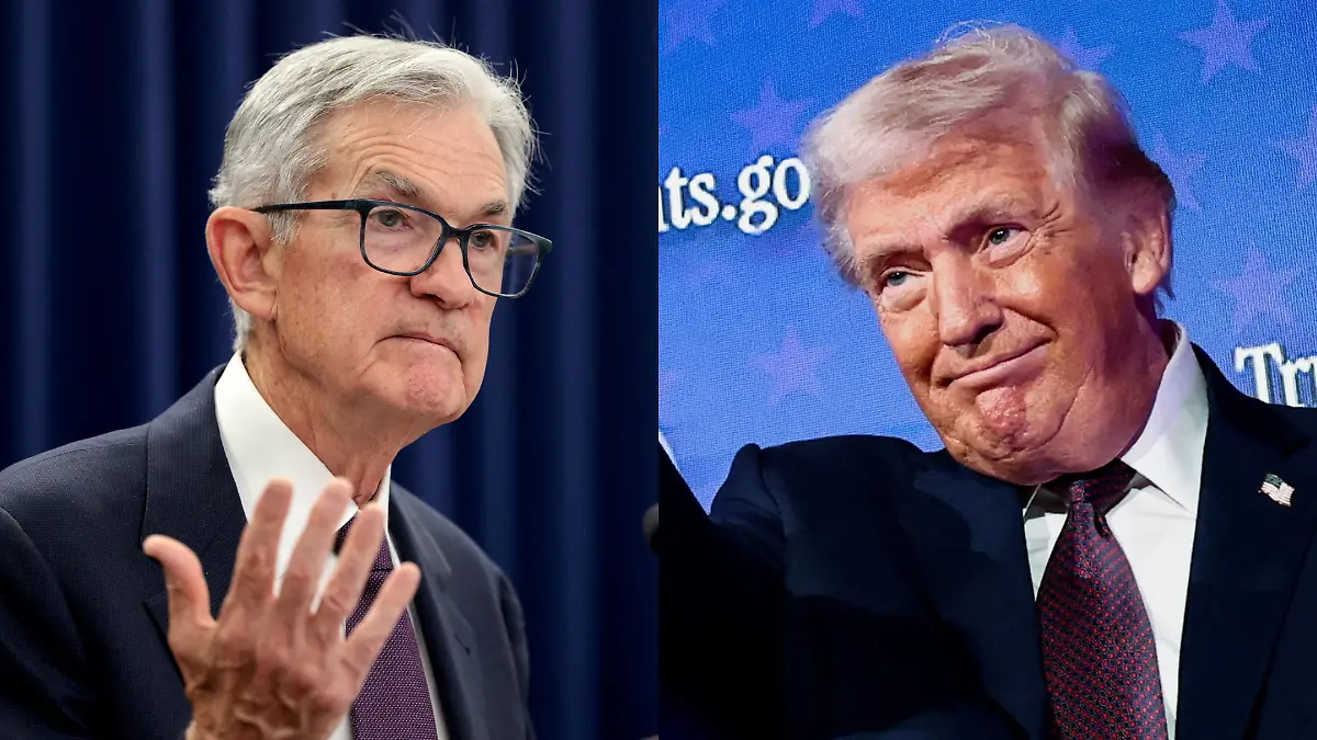 Jerome Powell y Trump