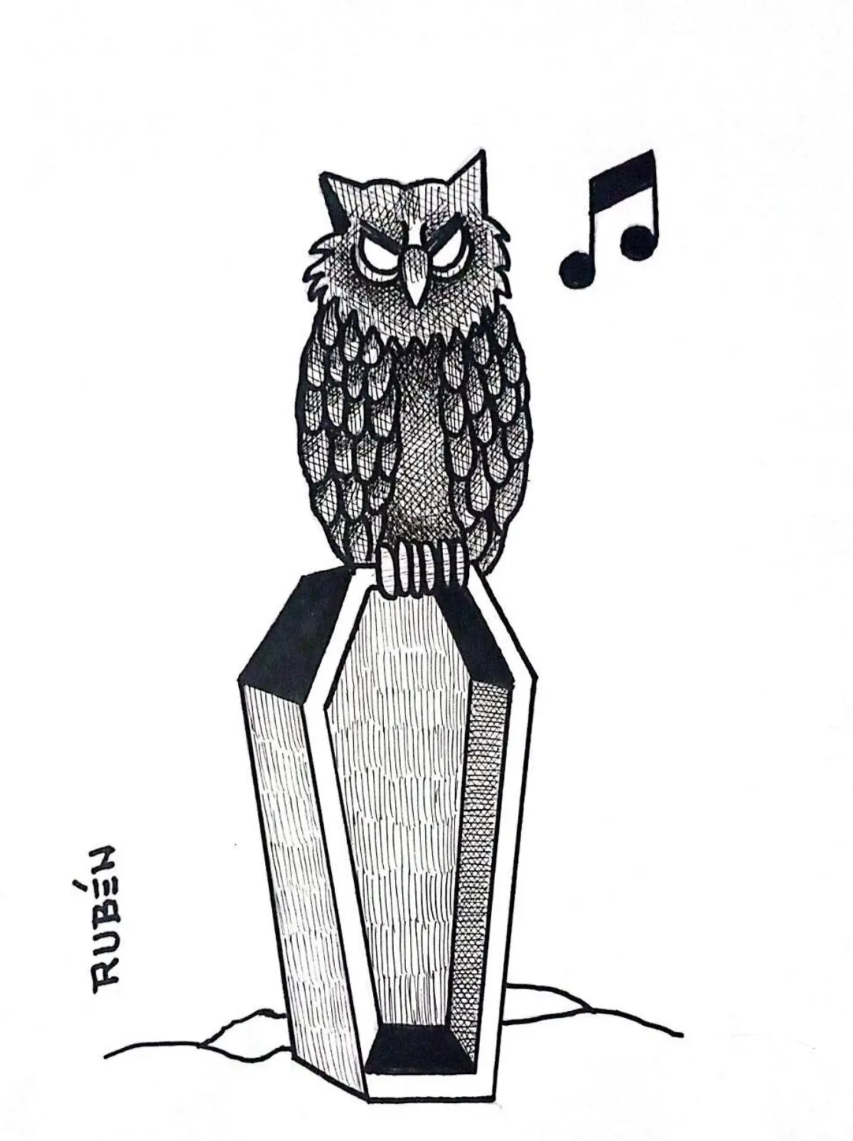 cartón RUBEN '' YA NO TARDA''