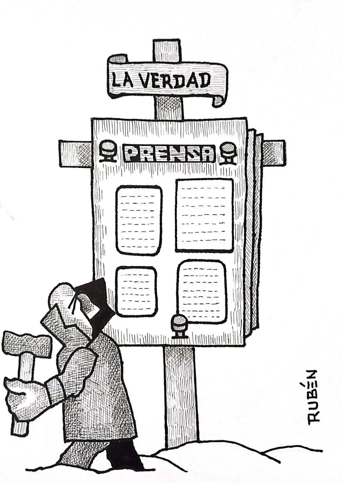 cartón RUBEN '' CALLADITOS''