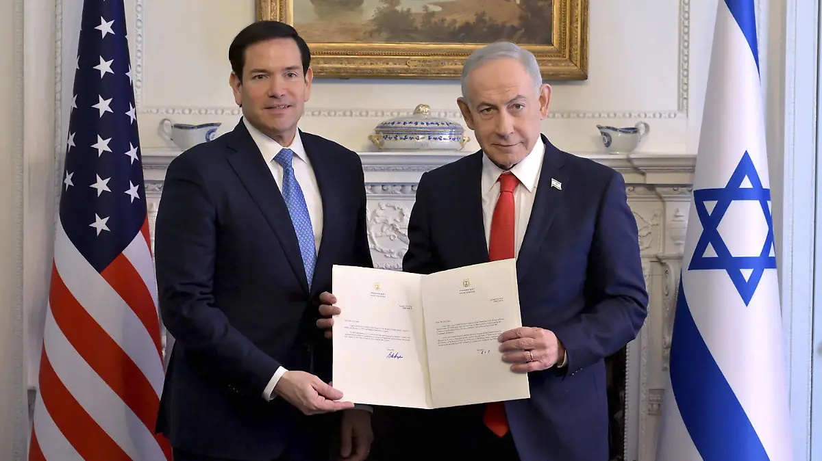 Netanyahu y Marco Rubio