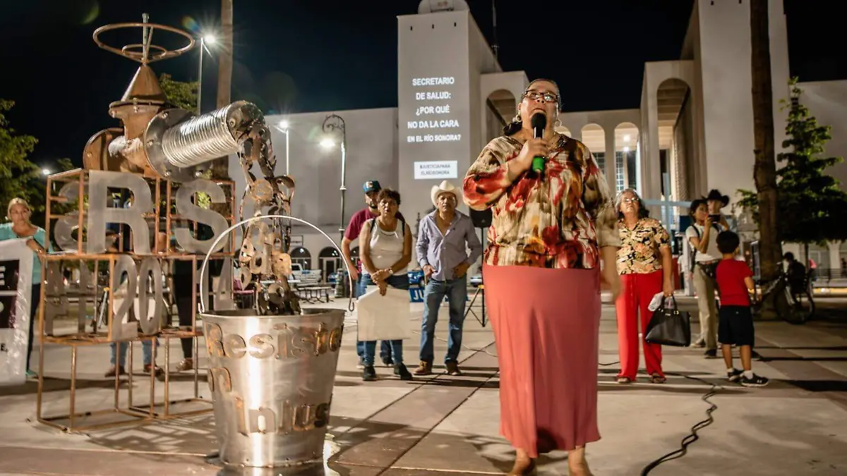 A más de 11 años del derrame de una mina en el Río Sonora, las personas afectadas siguen denunciando impactos de la contaminación. Foto- cortesía PODER
