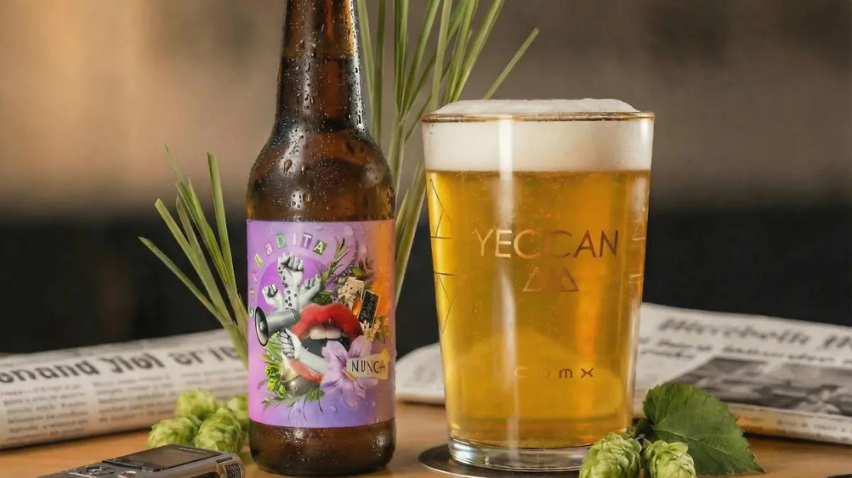 La cerveza "Calladita Nunca” surge de una colaboración de periodistas gastronómicas rumbo al 8M