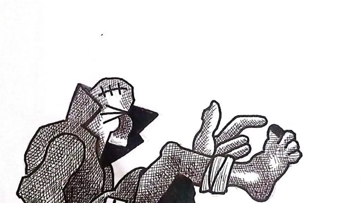 cartón Rubén FUE EL DEDO GORDO