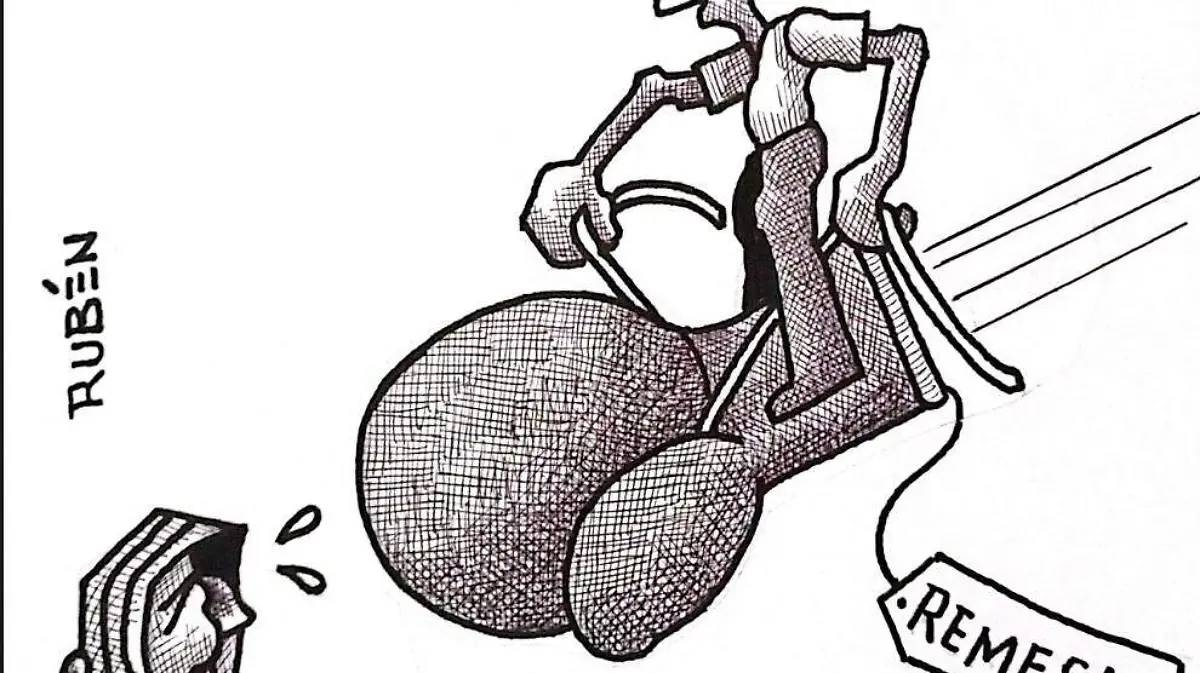 cartón Rubén VA EL GOLPE MARÍA