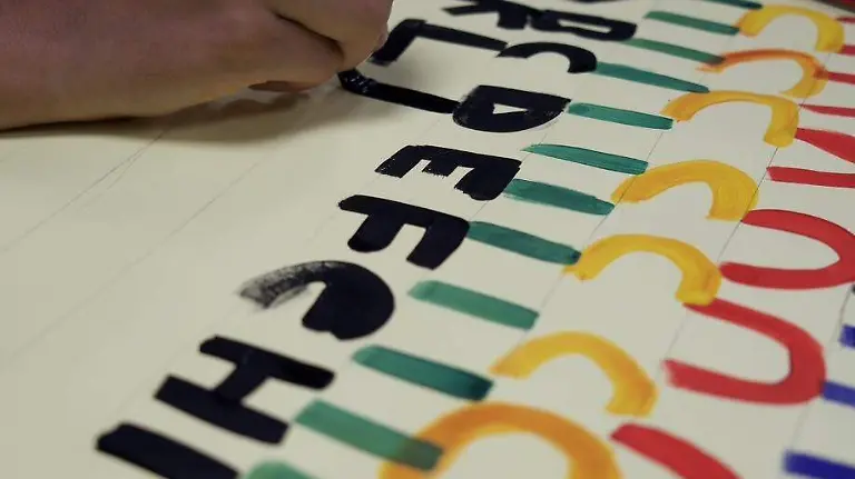 Talleres de pancartas para la marcha del 8M 2