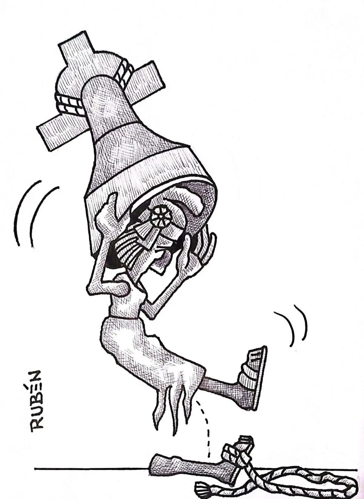 carton Rubén PERMANENTE PELIGRO