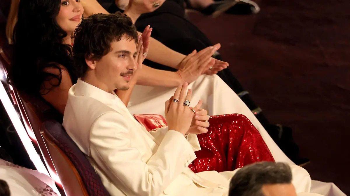 Timothée Chalamet en la ceremonia 98 de los Oscar