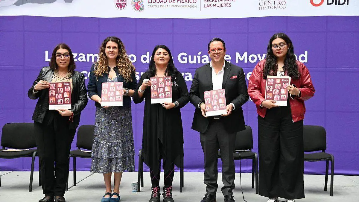 Secretaría de las Mujeres CDMX y DiDi lanzan una guía