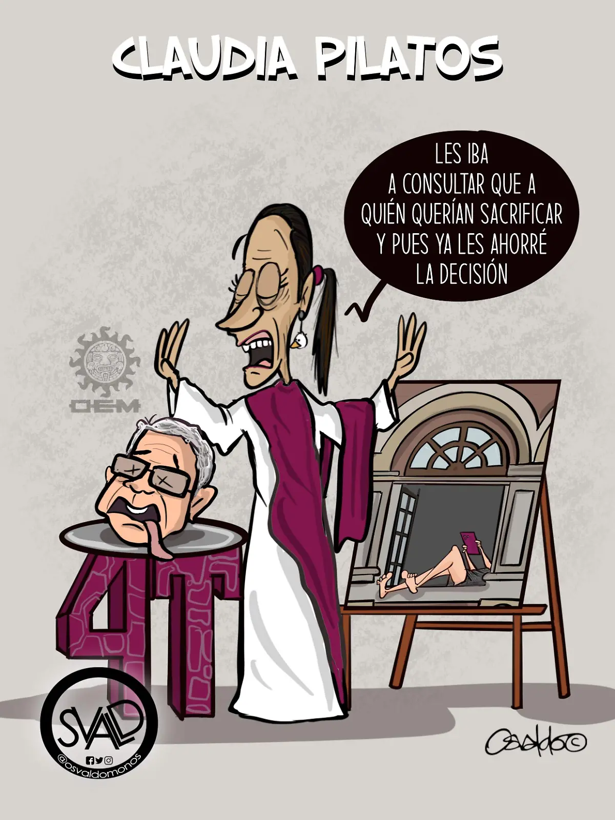 cartón OSVALDO