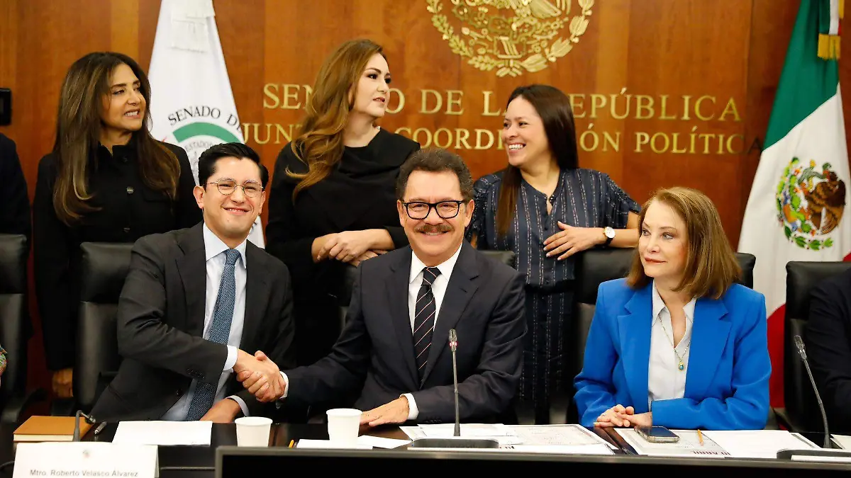 Roberto Velasco en el Senado