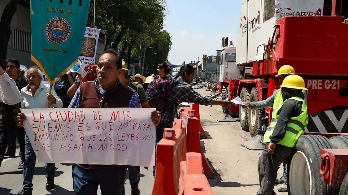 Protesta pueblos originarios 